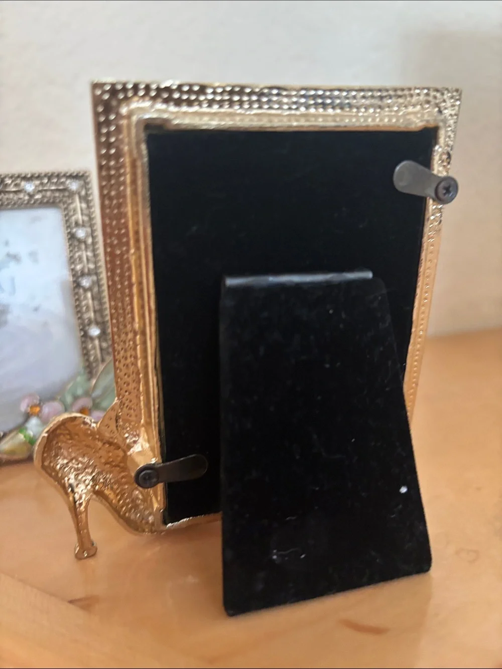 SET OF 3 Photo frames,  Jeweled, with High-Heels decorations 👠👠👠